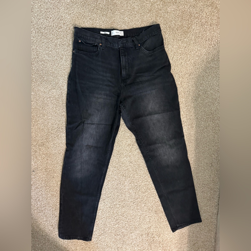 Mango Charcoal Denim Jeans